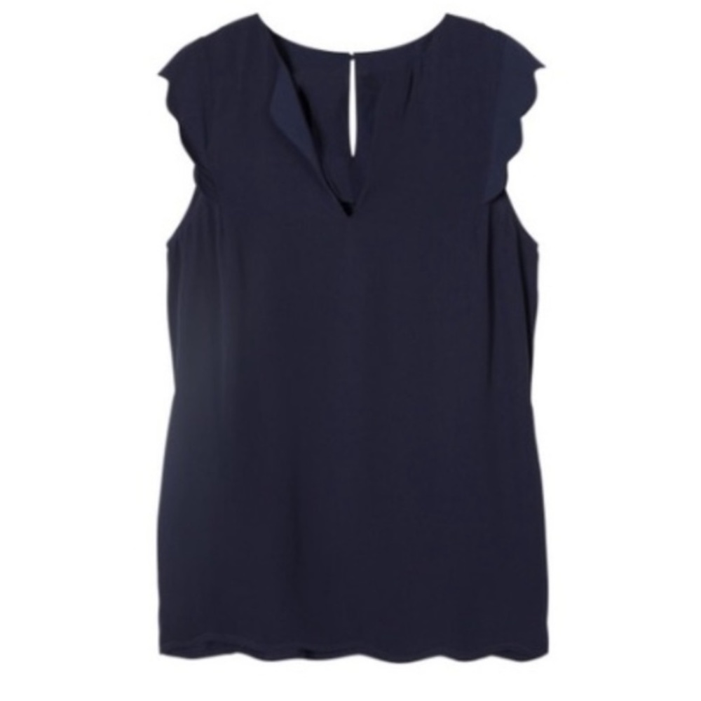 41 Hawthorn Dawney Scallop Trim Blouse - Picture 1 of 10